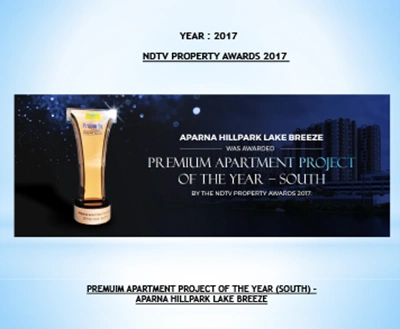 Premuim Apartment Project of the Year (South)- Aparna Hillpark Lake Breeze