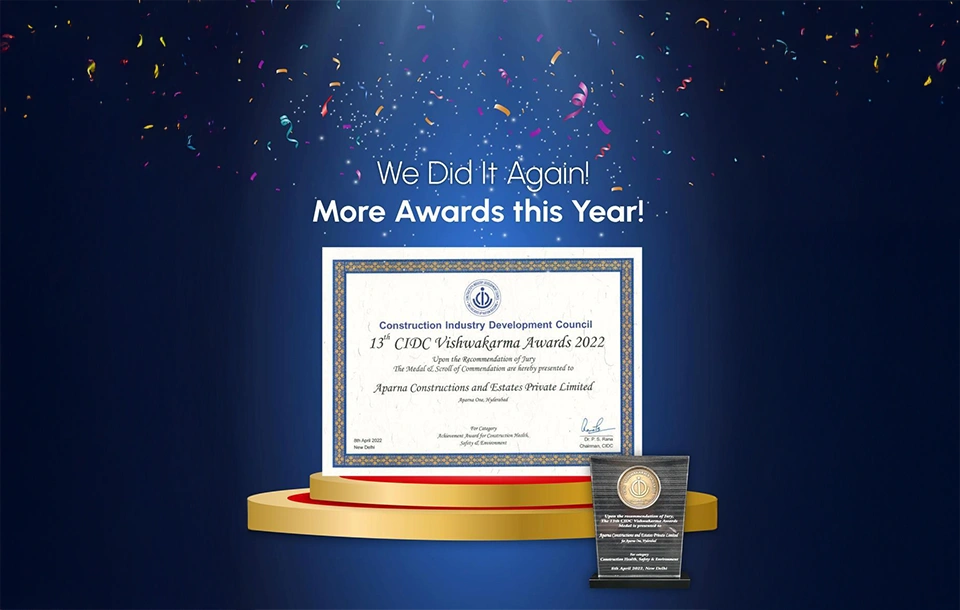 Achievement Award For Construction Health, Safety & Environment: Aparna One