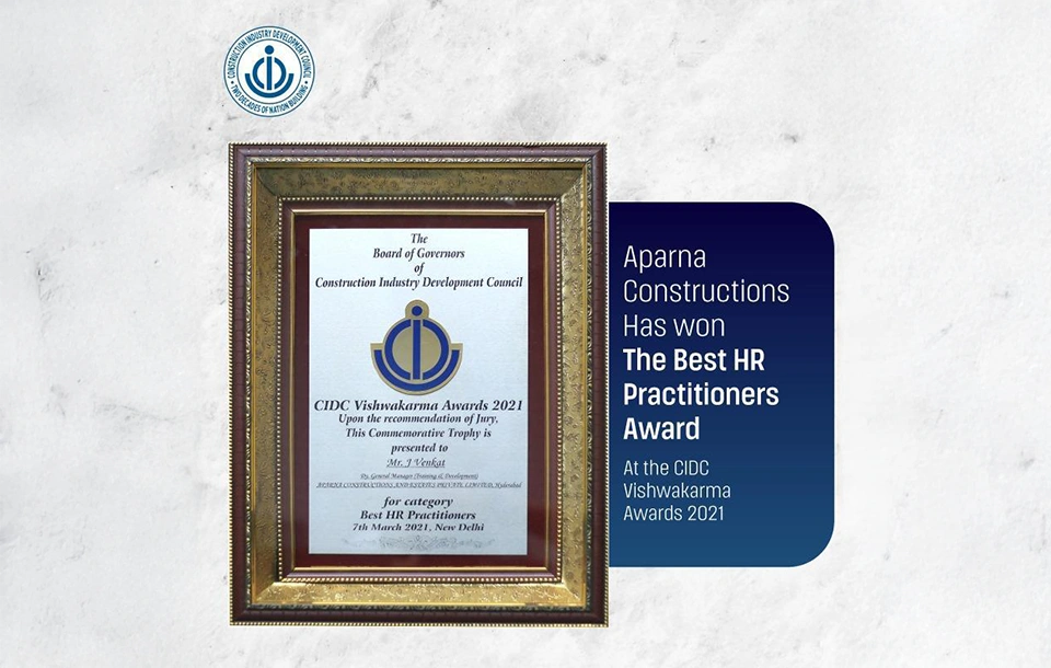 Construction Industry Development Council Vishwakarma Awards 2021 - Best HR Practitioners