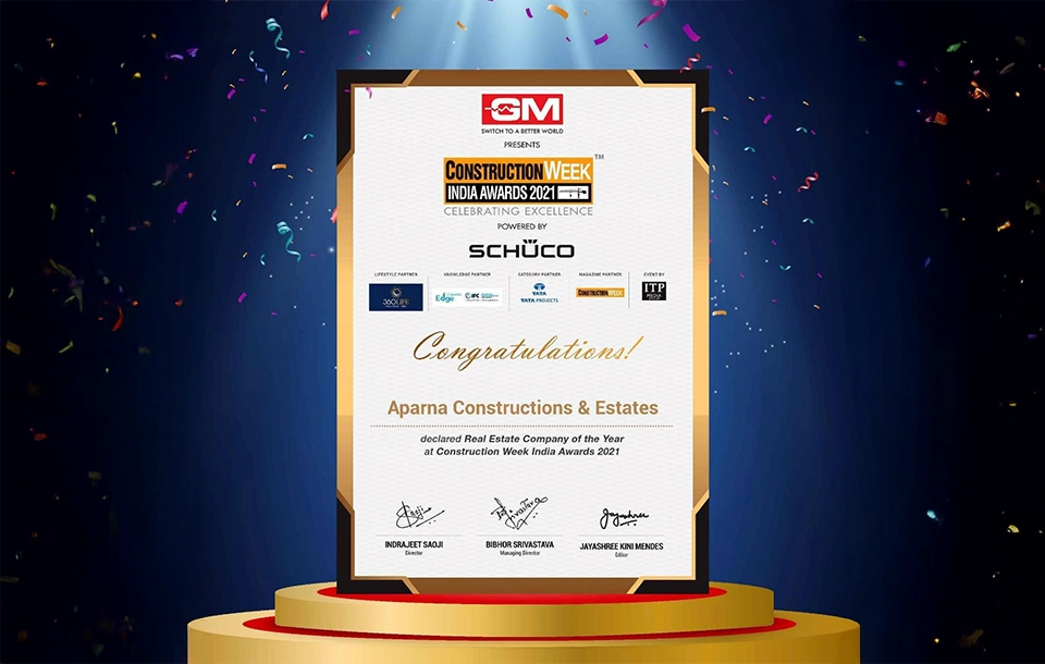Real Estate Company Of The Year – Aparna Constructions And Estates Private Limited